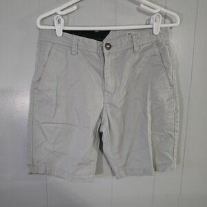 Volcom Frickin Modern Stretch Shorts Mens 30 Grey Chino Skateboarding A0811600